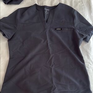 Jaanuu Women’s Scrubs Charcoal Gray